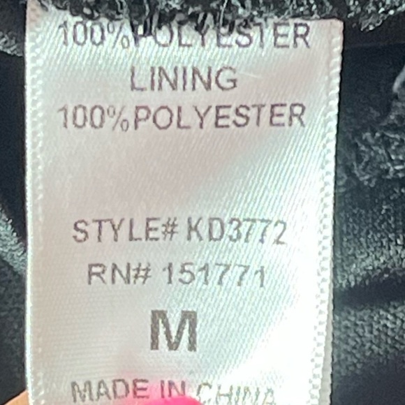 Altar’d State Long Sleeve Mini Star Dress Babydoll Black White Medium Sheer - Picture 10 of 11